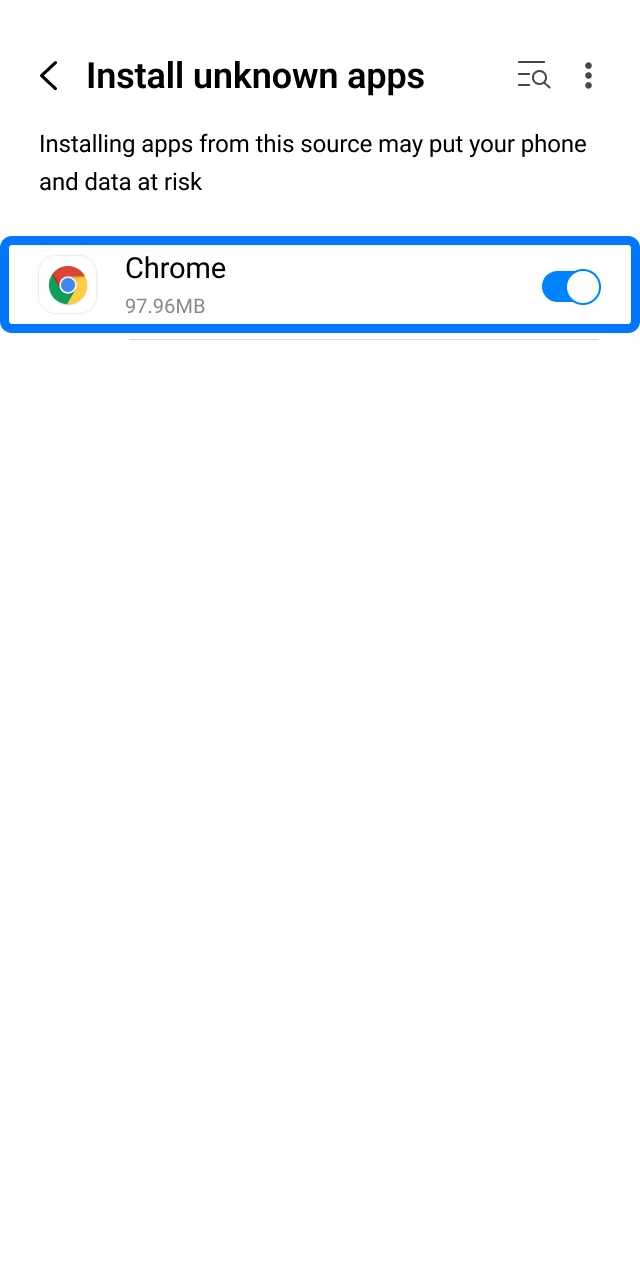 Adjust your Android security settings to allow the installation of the trusted 1win app.