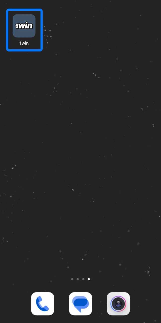 Download and install the official 1win app on your mobile device to get started.