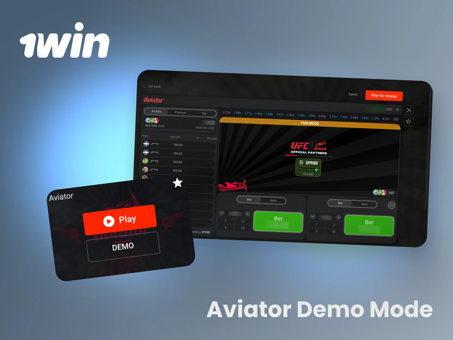 Test your strategy risk-free in the Aviator demo mode available on the 1win platform.