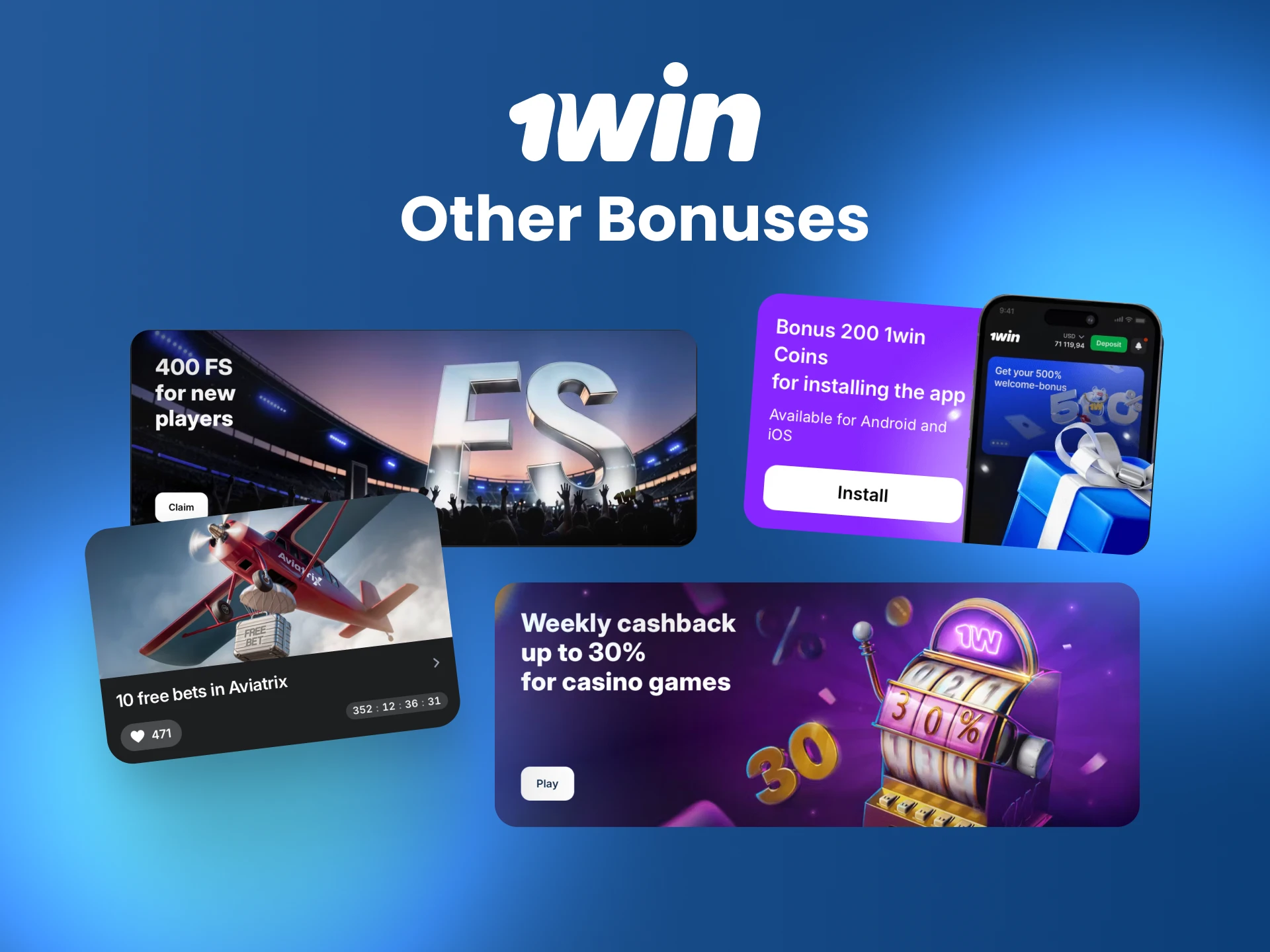 Discover a variety of additional bonus offers and rewards available to players on the 1win platform.