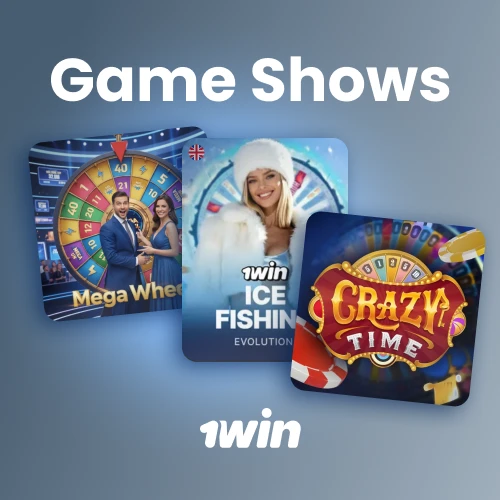 Immerse yourself in interactive and entertaining casino game shows with live hosts on 1win.