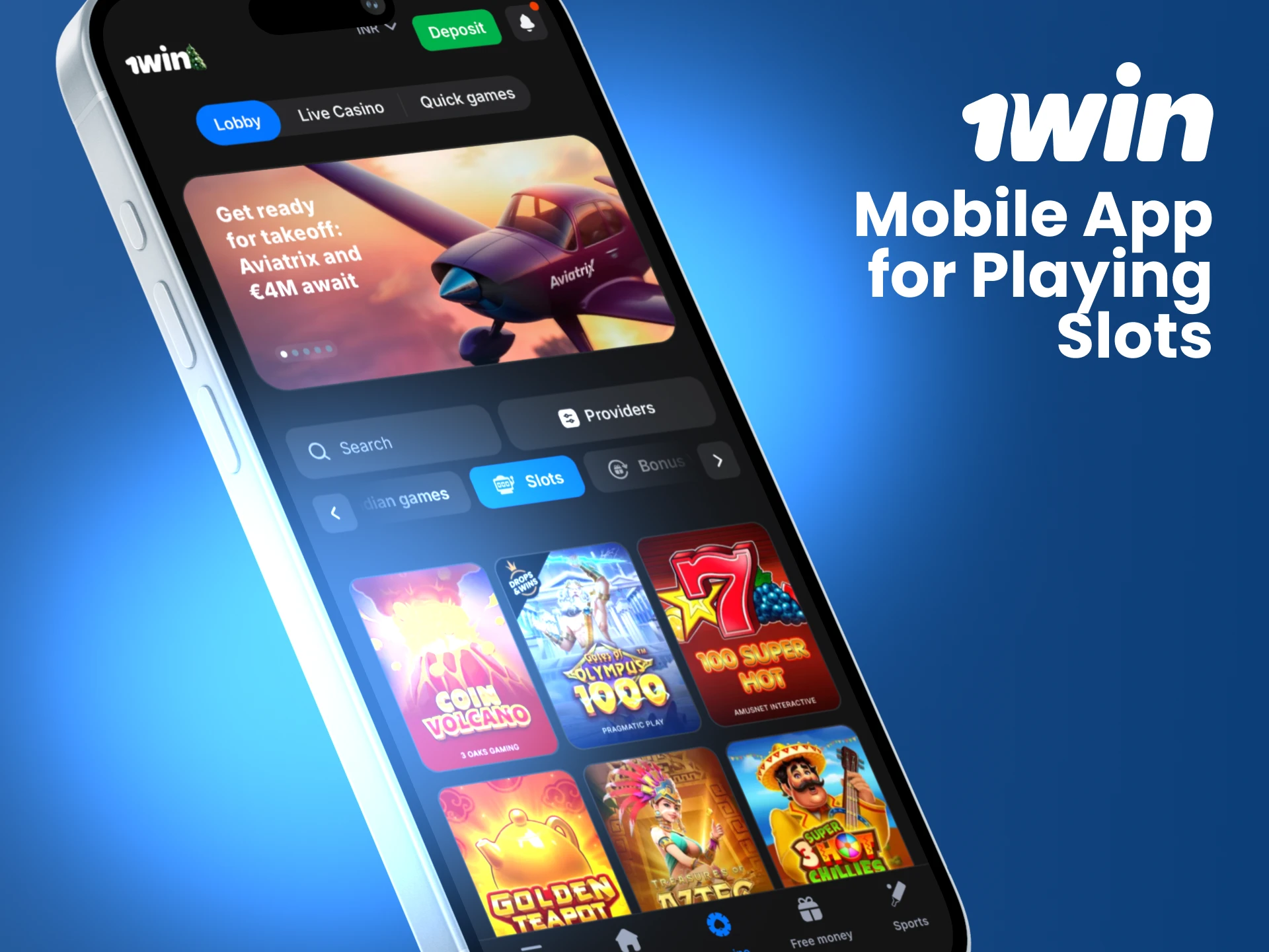 Enjoy the complete 1win slots collection on the go with the fully optimized mobile application.